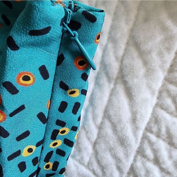 ATEEN SILK asymmetrical boho skirt and blouse made in Brazil - Picture 16 of 16